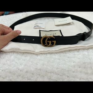 Gucci GG marmont thin belt